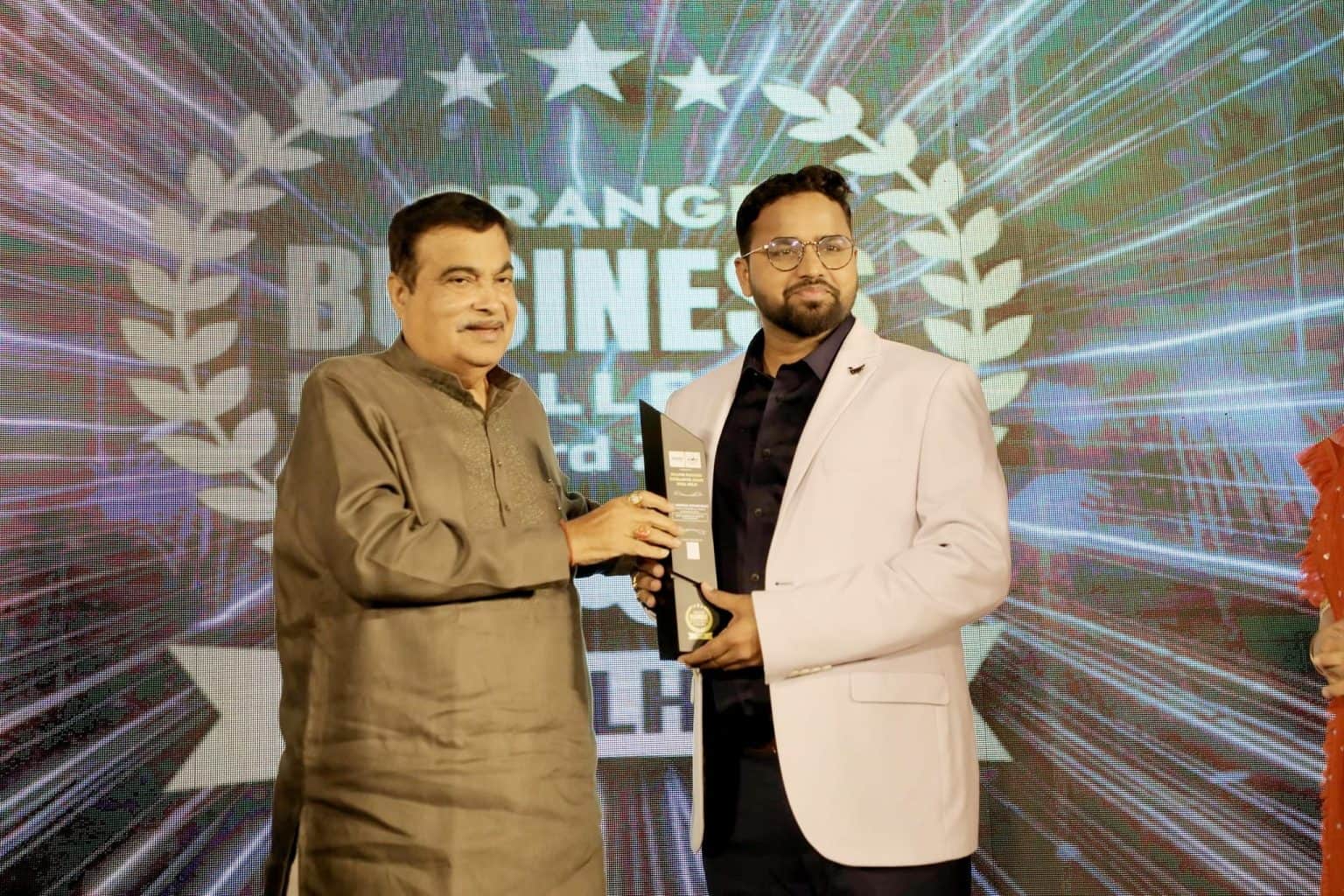 Honored by Nitin Gadkari